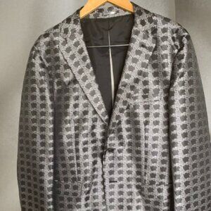 Men Two-tone Checked Blazer men-two-tone-checked-blazer